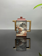 双宗师合璧·紫砂史巅峰紫砂界天花板泥画｜何光宏·邱玉林联袂创作稀世孤品《高升壶》——原矿优质底槽清·450cc