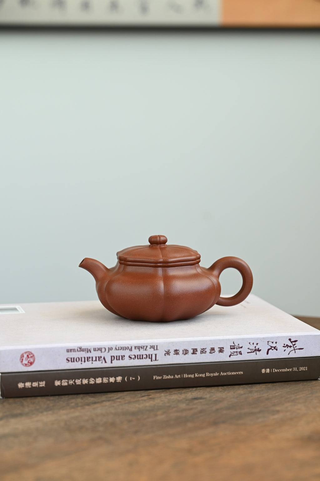 葵仿古·全手工薄胎/容量340cc/原矿底槽清 有着仿鼓的古朴优雅，又具备筋纹器神韵齐全、整体统一的气韵