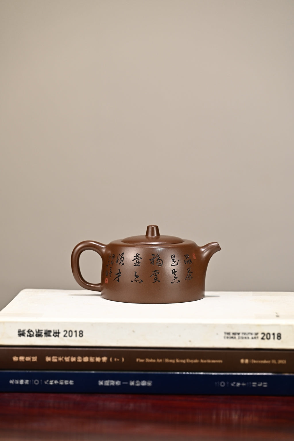 井栏·全手工/正高工许学芳作品/容量380cc/一厂紫泥 壶身线条体现出平和清净，无为之韵