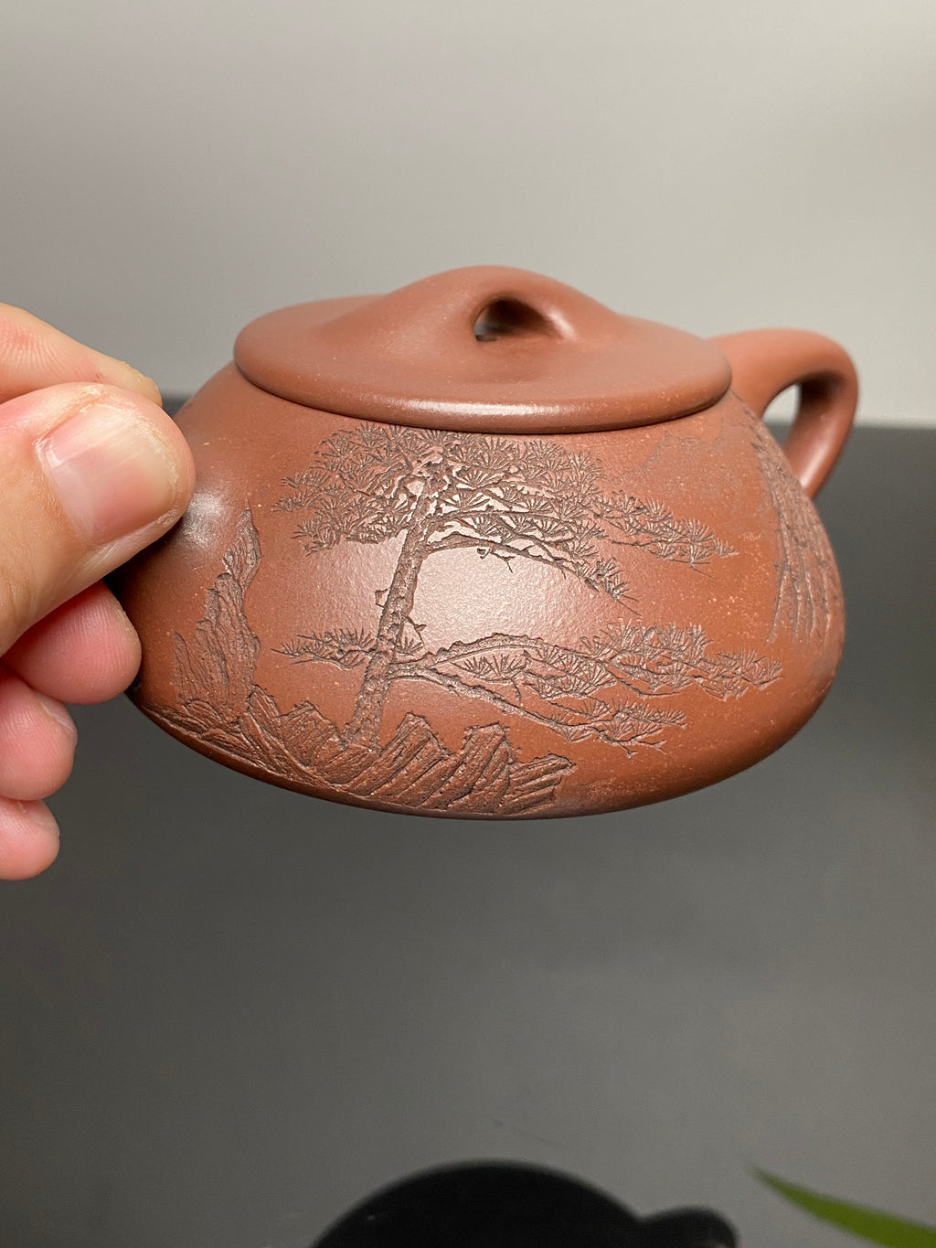 储立之大师传世典藏重器 十大名山《景舟石瓢》黄山 ——原矿优质 底槽清.220cc ——江苏省工艺美术大师·储立之 之作