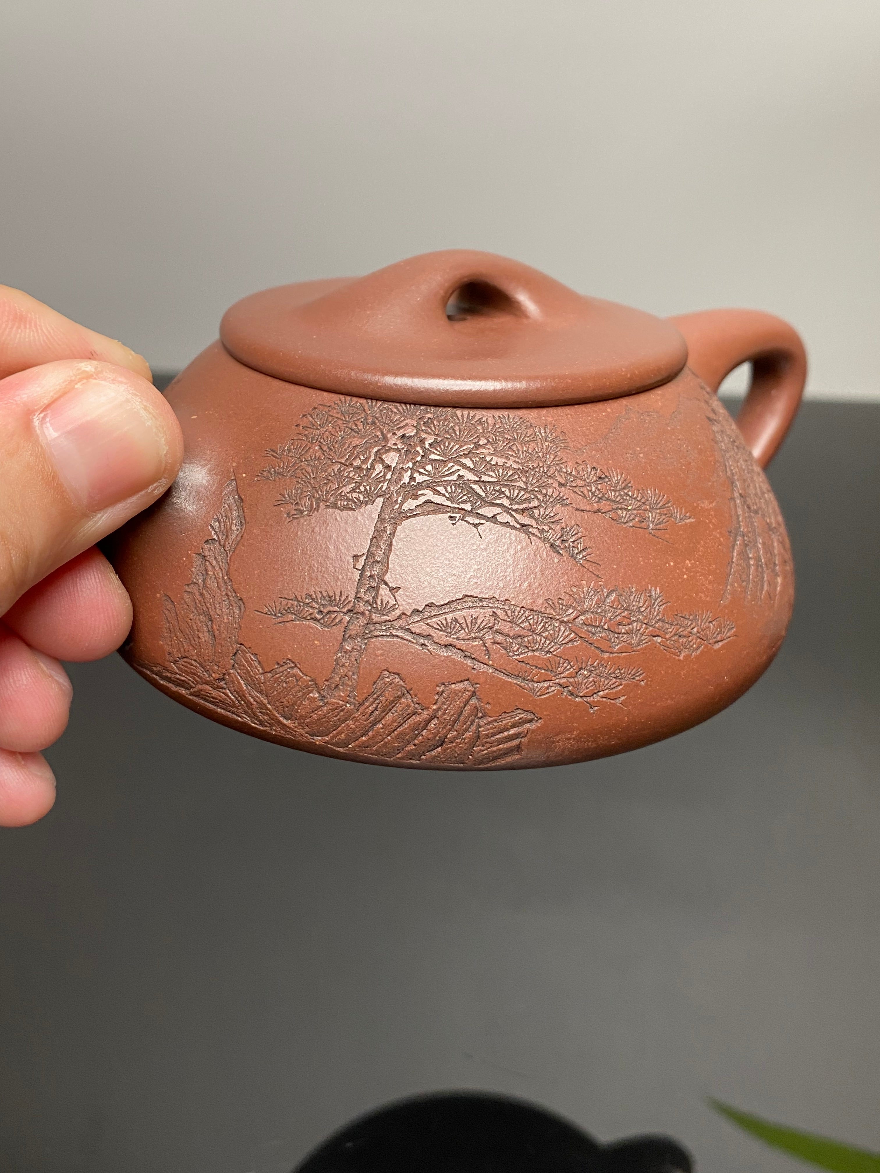 储立之大师传世典藏重器 十大名山《景舟石瓢》黄山 ——原矿优质 底槽清.220cc ——江苏省工艺美术大师·储立之 之作