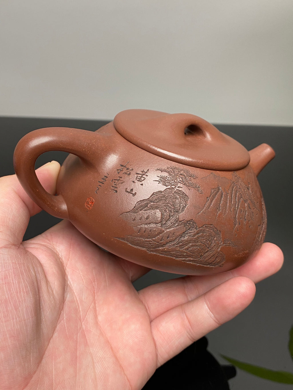 储立之大师传世典藏重器 十大名山《景舟石瓢》黄山 ——原矿优质 底槽清.220cc ——江苏省工艺美术大师·储立之 之作