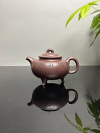 国大师 顾绍培➕省大师 储立之合作限量款——原矿优质高温紫茄泥·350cc ——江苏省工艺美术大师·储立之·制 ——中国工艺美术大师 顾绍培·装饰
