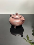 国大师 顾绍培➕省大师 储立之合作限量款——原矿优质高温紫茄泥·350cc ——江苏省工艺美术大师·储立之·制 ——中国工艺美术大师 顾绍培·装饰