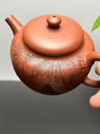 杨喜雨大师顶流臻品《玉蕴壶》鼠——原矿优质底槽清·260cc ——紫砂刻绘全能艺术名家·杨喜雨 亲工