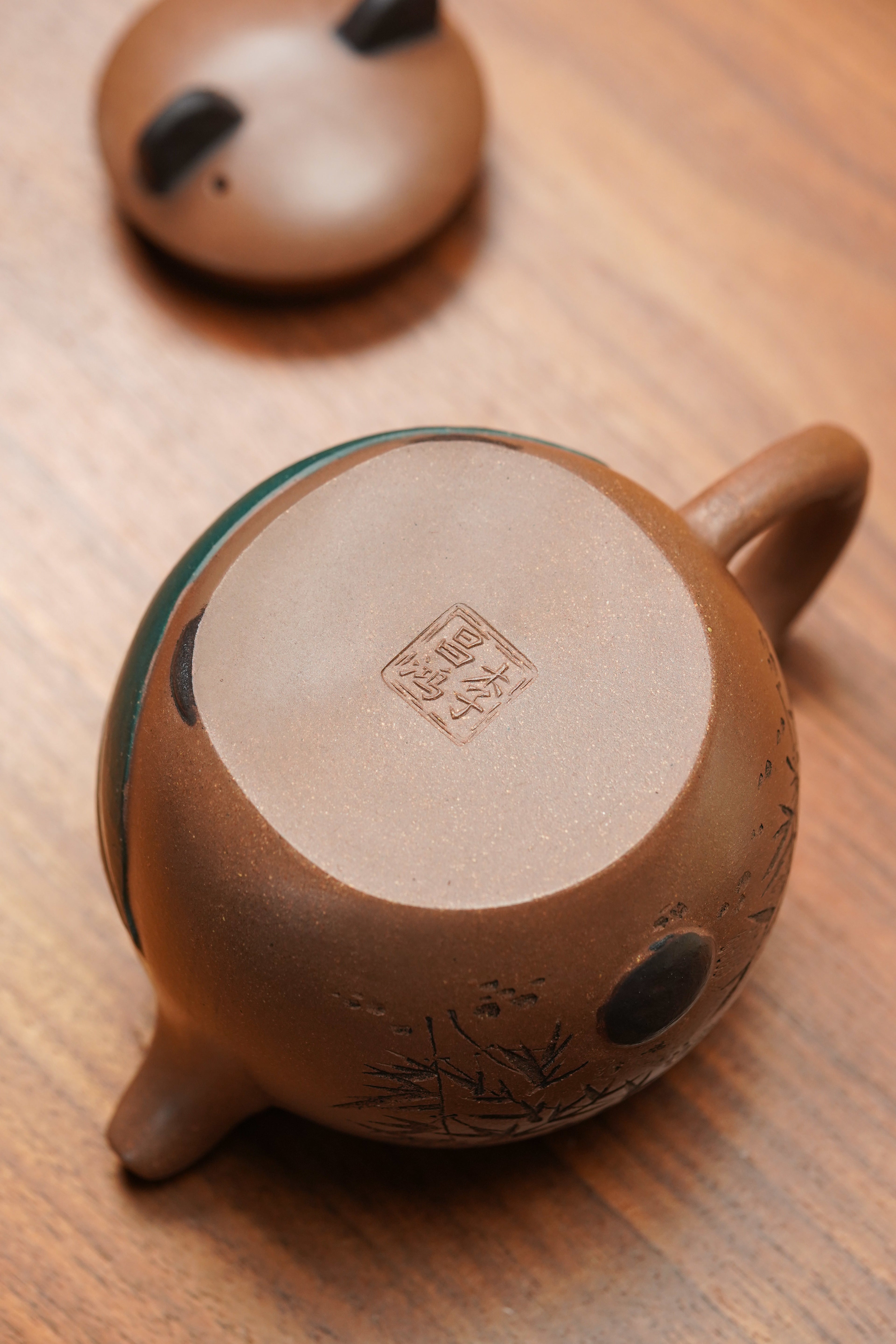 双国大师李昌鸿臻品《熊猫套组》收藏送礼皆宜重器！原矿优质李氏沉香泥·480cc