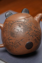 双国大师李昌鸿臻品《熊猫套组》收藏送礼皆宜重器！原矿优质李氏沉香泥·480cc