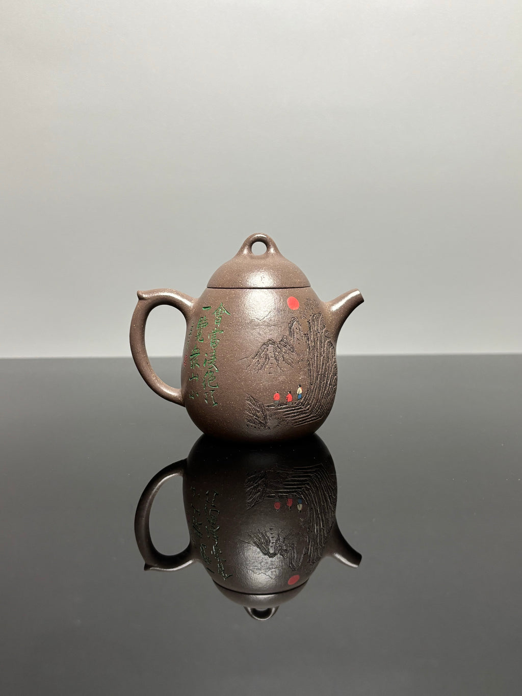 储立之大师传世典藏重器 十大名山《立之秦权壶》泰山——原矿优质梨皮清灰泥·180cc ——江苏省工艺美术大师·储立之 之作