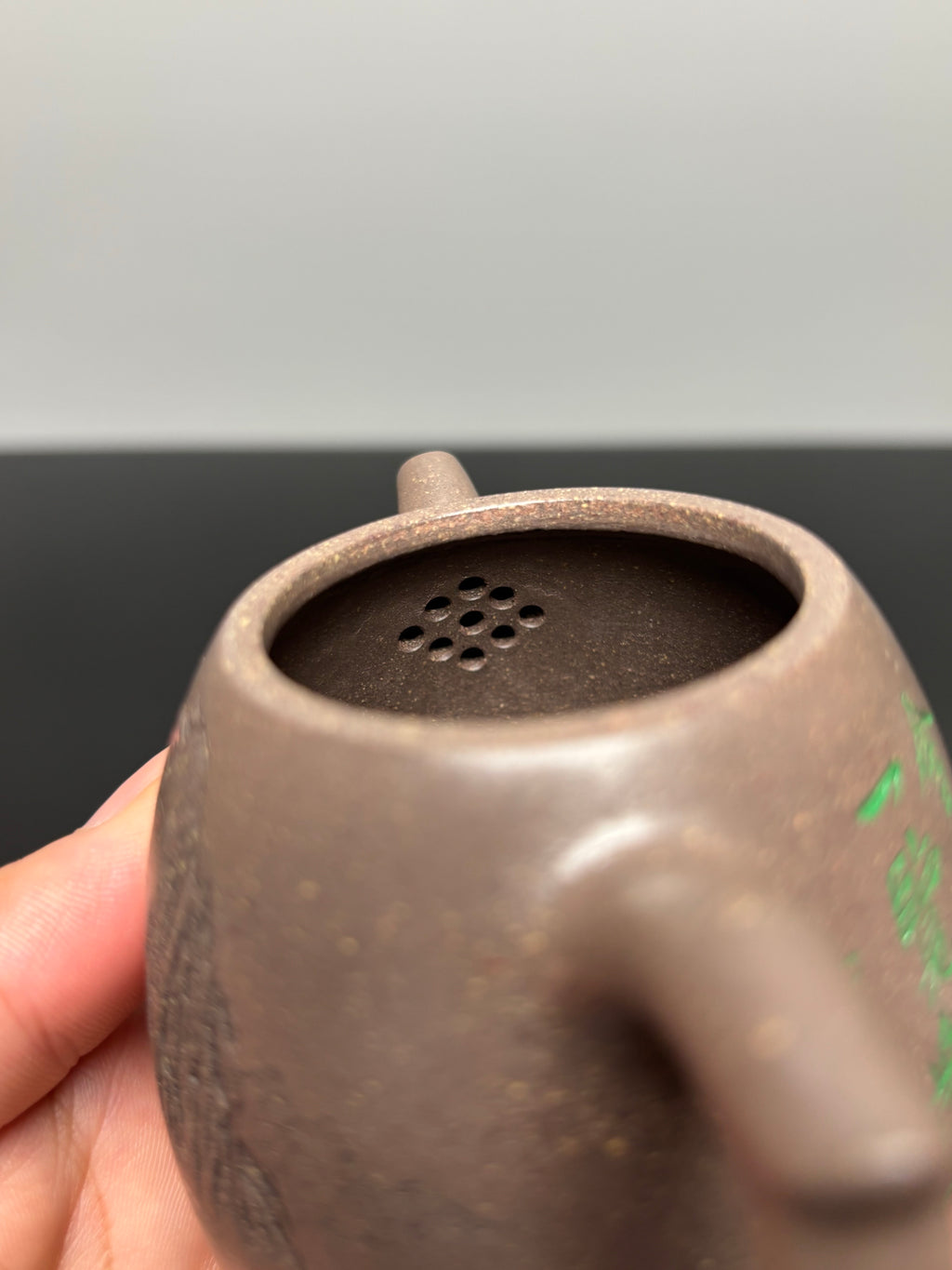 储立之大师传世典藏重器 十大名山《立之秦权壶》泰山——原矿优质梨皮清灰泥·180cc ——江苏省工艺美术大师·储立之 之作