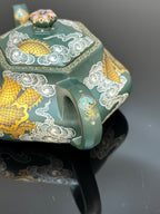 紫砂界80后方器巨匠巅峰臻品《闲者六方壶》甄选优质苏门答腊青·260cc，工合一、品质顶级