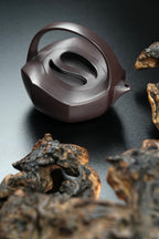 紫砂界80后方器巨匠巅峰臻品《无极提梁壶》甄选原矿优质老紫泥·300cc，料工合一、品质顶级