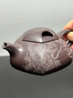 紫砂界80后方器巨匠巅峰臻品《六方牛盖壶》甄选原矿优质老紫泥·260cc，料工合一、品质顶级