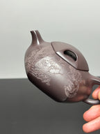 紫砂界80后方器巨匠巅峰臻品《六方牛盖壶》甄选原矿优质老紫泥·260cc，料工合一、品质顶级