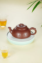 范大生嫡脉｜范秀芳制 范伟群装饰｜双省大师联诀紫砂臻品《龙行天下壶》  ——原矿优质龙血砂·580cc
