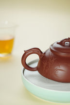 范大生嫡脉｜范秀芳制 范伟群装饰｜双省大师联诀紫砂臻品《龙行天下壶》  ——原矿优质龙血砂·580cc