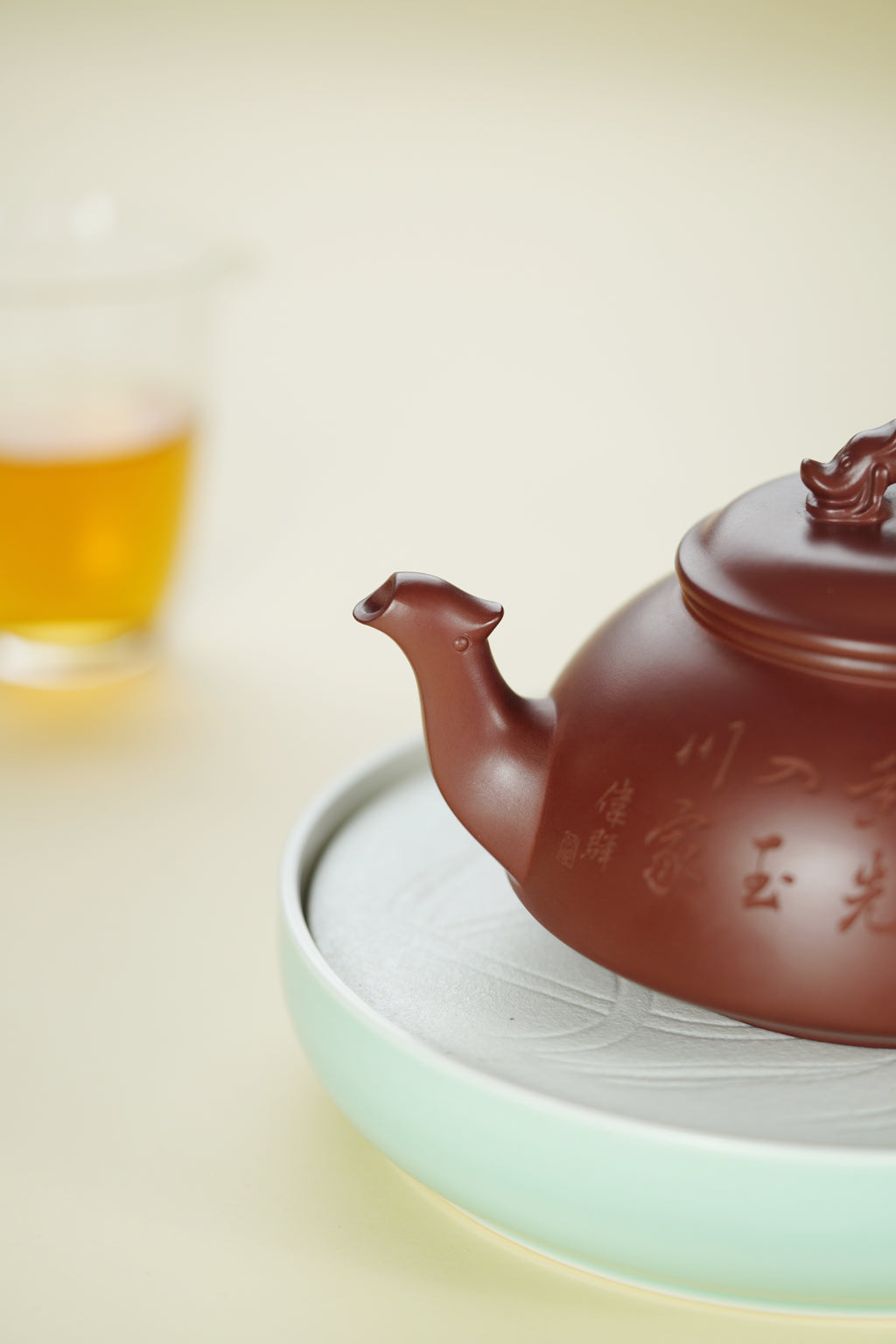 范大生嫡脉｜范秀芳制 范伟群装饰｜双省大师联诀紫砂臻品《龙行天下壶》  ——原矿优质龙血砂·580cc