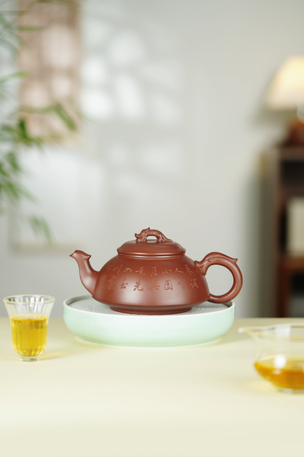 范大生嫡脉｜范秀芳制 范伟群装饰｜双省大师联诀紫砂臻品《龙行天下壶》  ——原矿优质龙血砂·580cc