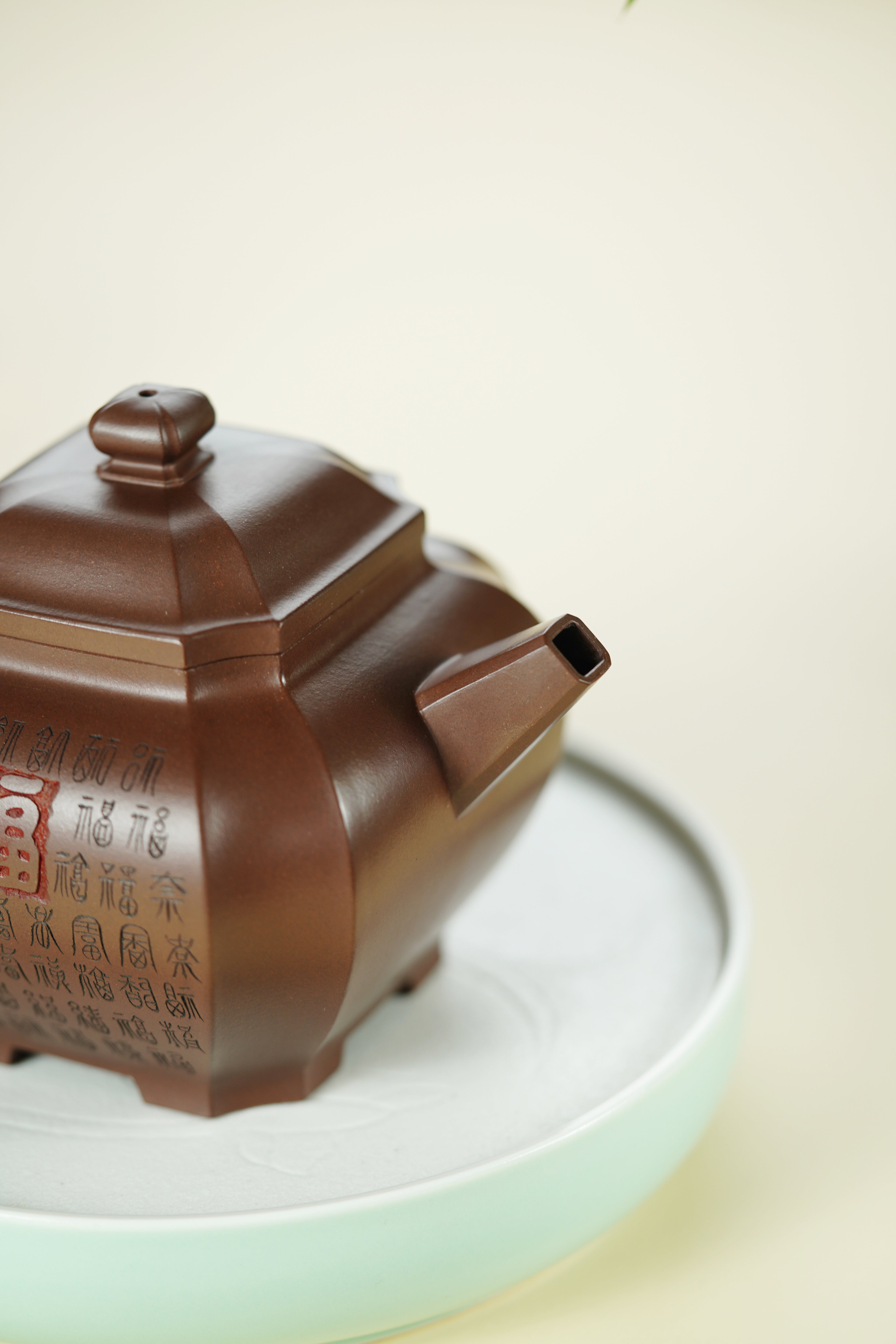范大生嫡脉｜范秀芳制 范伟群装饰｜双省大师联诀紫砂臻品《八方来福壶》 ——原矿优质紫泥·580cc