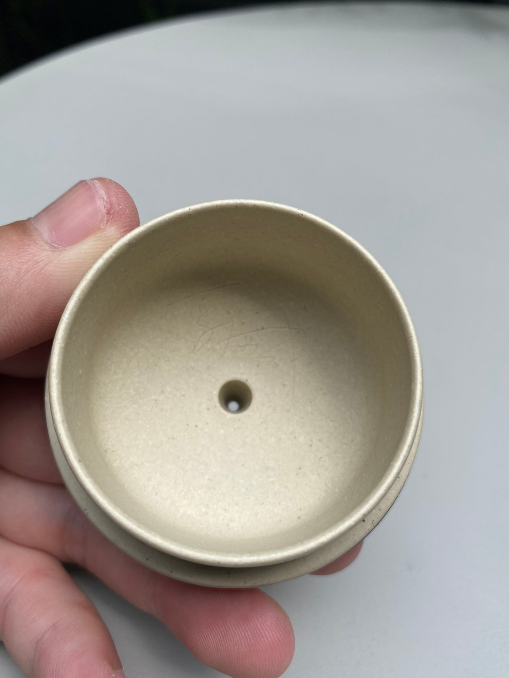 孙西成原创足球紫砂套组——原矿白玉段泥｜足球壶200ml 4只足球品茗杯×40ml｜段泥干泡台R13cm ——非遗紫砂技艺代表人物·孙西成 精制