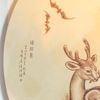 鲍志强高徒巅峰孤品｜柴绪波亲刻《福禄寿》传世紫砂陶板——正高级工艺美术师·柴绪波 全手工亲刻