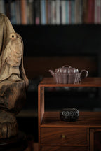 范大生嫡脉·江苏省大师范秀芳·紫砂臻品《玲珑汉瓦壶》——原矿优质天青泥·200cc（入册款代表作） - ZishaTeapotChina