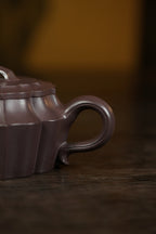 范大生嫡脉·江苏省大师范秀芳·紫砂臻品《玲珑汉瓦壶》——原矿优质天青泥·200cc（入册款代表作） - ZishaTeapotChina