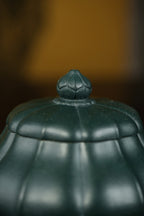 范大生嫡脉·江苏省大师范秀芳·紫砂臻品《合菱壶》 ——优质九龄君子兰·260cc（入册款代表作）