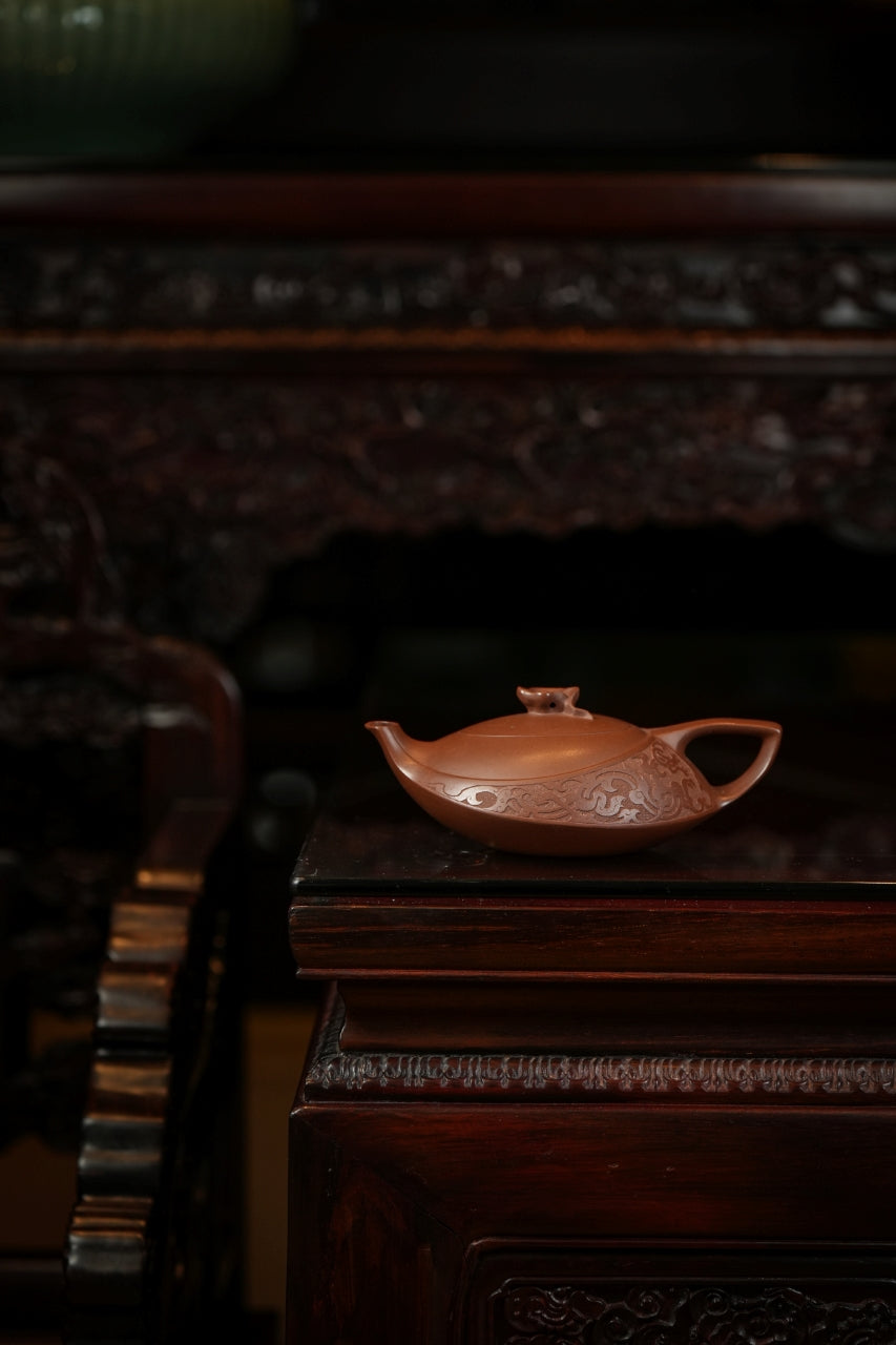 范大生嫡脉·江苏省大师范秀芳·紫砂臻品《青云志壶》  ——原矿优质底槽清 230cc（入册款代表作）