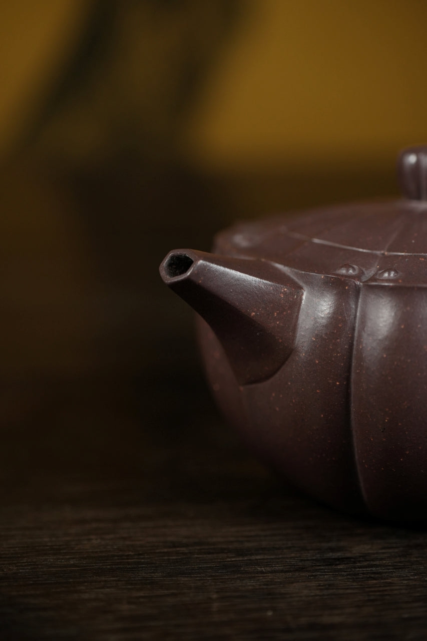 范大生嫡脉·江苏省大师范秀芳·紫砂臻品《玲珑如意壶》  ——原矿优质天青泥 220cc（入册款代表作）