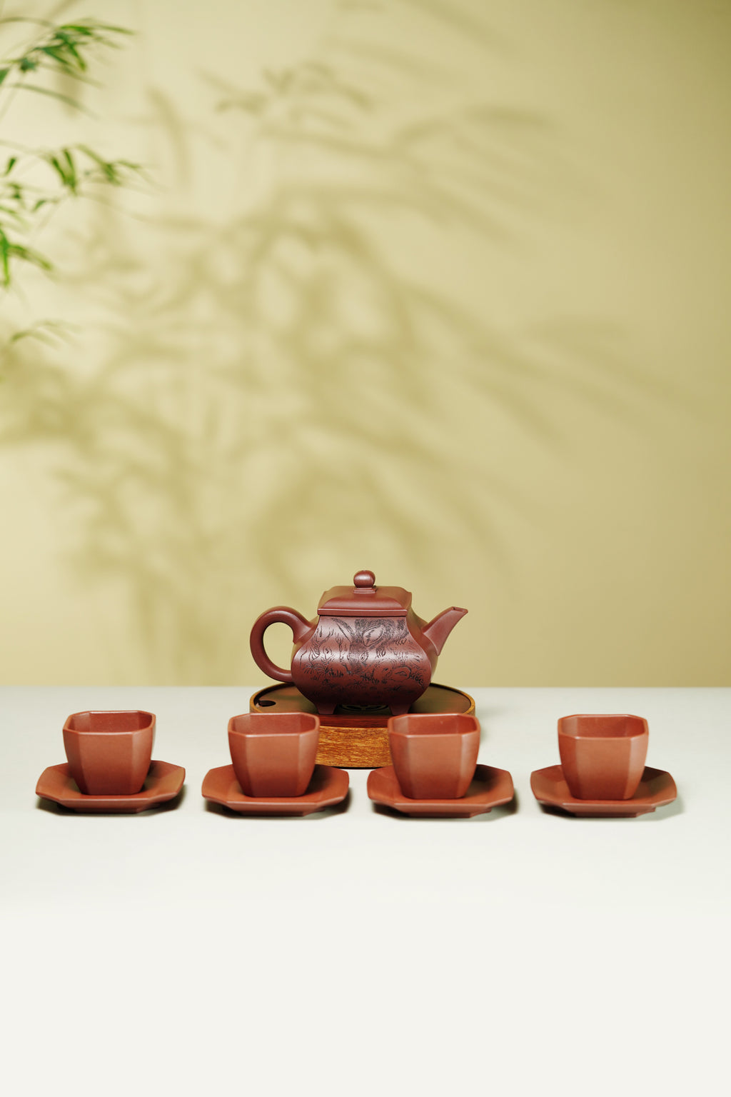 储立之大师传世典藏重器《乐及四海套组》  ——原矿优质 紫泥·400cc ——江苏省工艺美术大师·储立之 之作