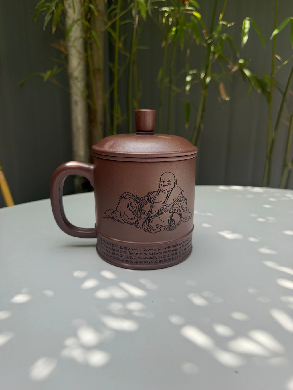 国大师邱玉林装饰👍五件套《天道酬勤》商务杯、办公杯、高端盖杯·礼盒版 家藏优质老紫泥·400cc