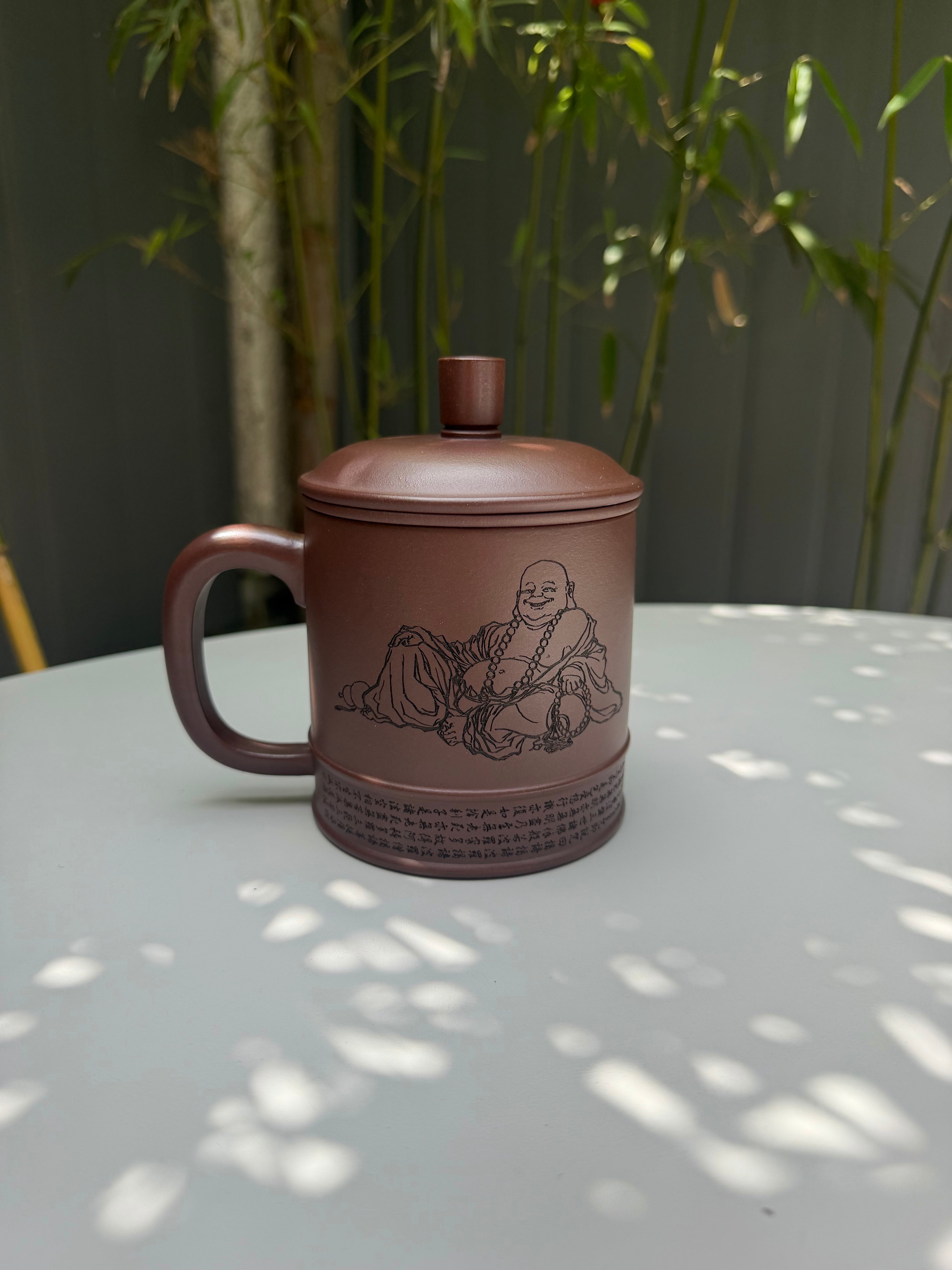 国大师邱玉林装饰👍五件套《天道酬勤》商务杯、办公杯、高端盖杯·礼盒版 家藏优质老紫泥·400cc
