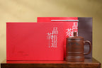 国大师邱玉林装饰👍五件套《天道酬勤》商务杯、办公杯、高端盖杯·礼盒版 家藏优质老紫泥·400cc
