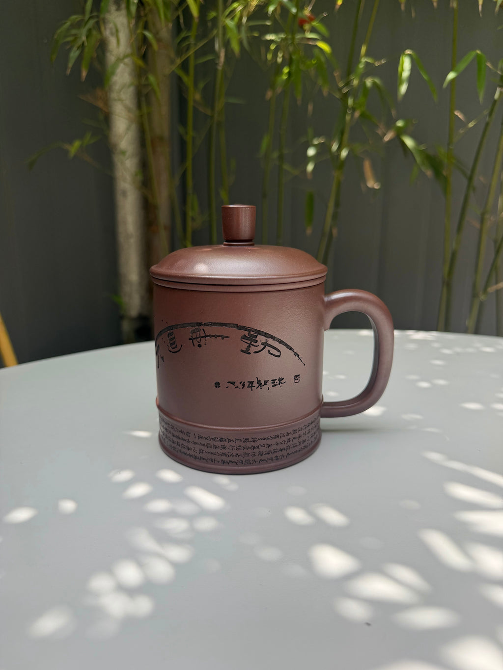 国大师邱玉林装饰👍五件套《天道酬勤》商务杯、办公杯、高端盖杯·礼盒版 家藏优质老紫泥·400cc