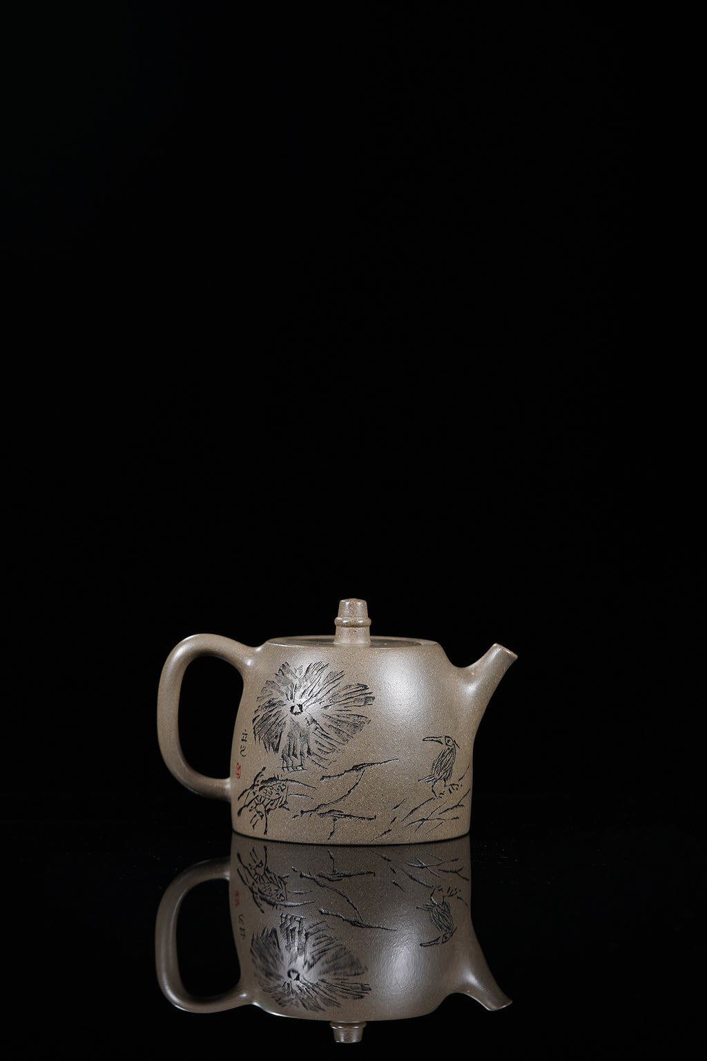 储立之大师传世典藏重器《汉铎壶》——原矿优质 蟹壳青·350cc ——江苏省工艺美术大师·储立之 之作