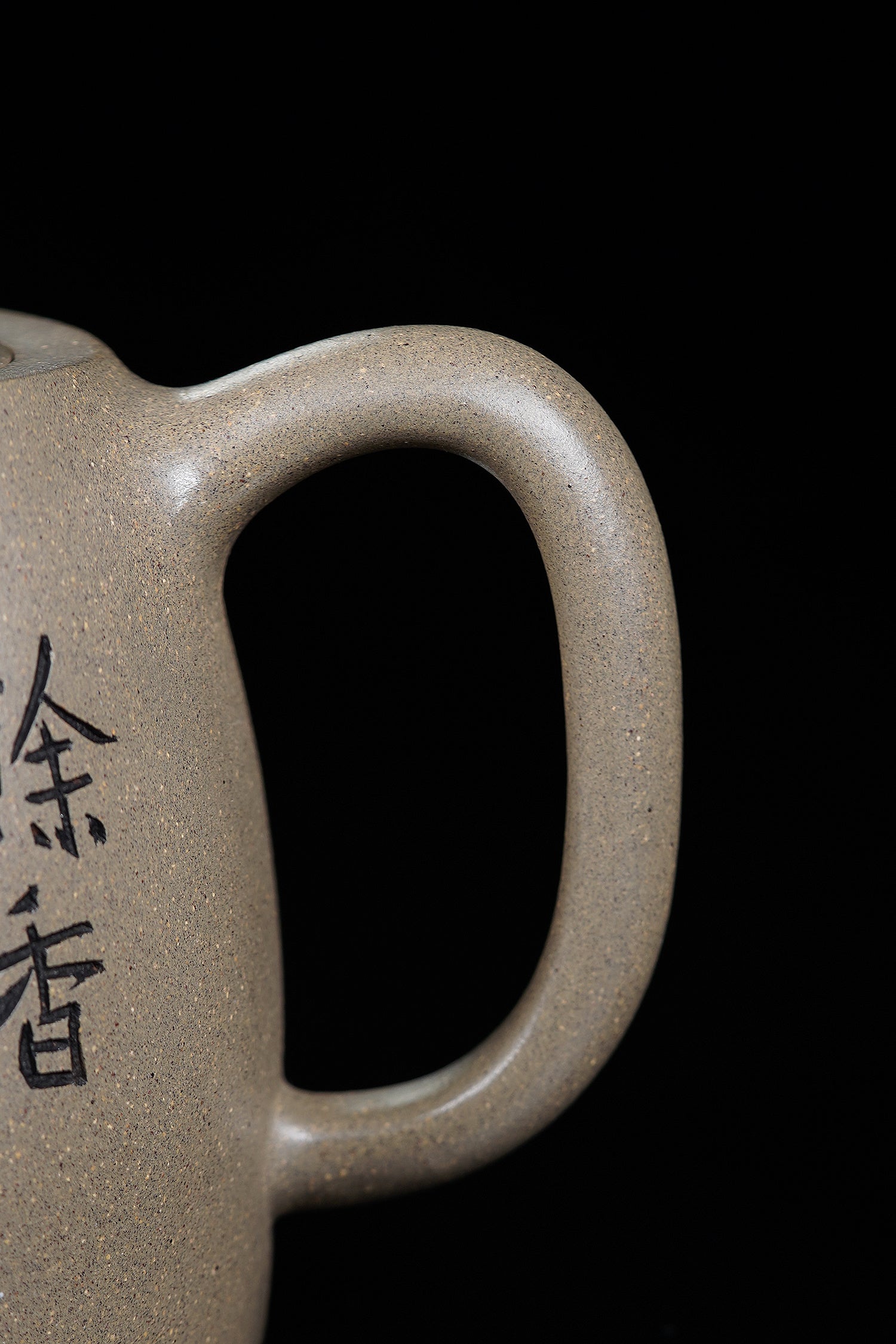 储立之大师传世典藏重器《汉铎壶》——原矿优质 蟹壳青·350cc ——江苏省工艺美术大师·储立之 之作