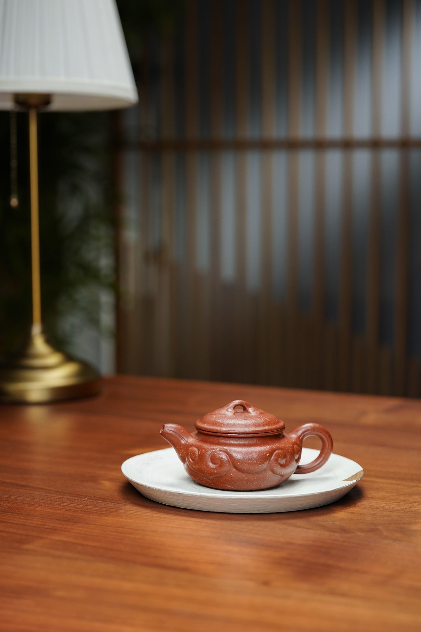 范泽锋高徒·邱爽紫砂潜力重器《仿古如意壶》——原矿优质降坡泥·150cc ——江苏省级大师·邱爽 亲制