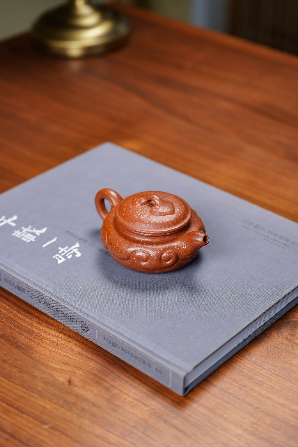 范泽锋高徒·邱爽紫砂潜力重器《仿古如意壶》——原矿优质降坡泥·150cc ——江苏省级大师·邱爽 亲制