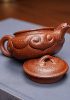 范泽锋高徒·邱爽紫砂潜力重器《仿古如意壶》——原矿优质降坡泥·150cc ——江苏省级大师·邱爽 亲制