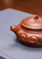 范泽锋高徒·邱爽紫砂潜力重器《仿古如意壶》——原矿优质降坡泥·150cc ——江苏省级大师·邱爽 亲制