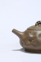 珍藏送礼·紫砂臻品｜省大师吴培林高徒·王雅丽制【凤鸣石瓢】——泥料：原矿优质老青段·200cc