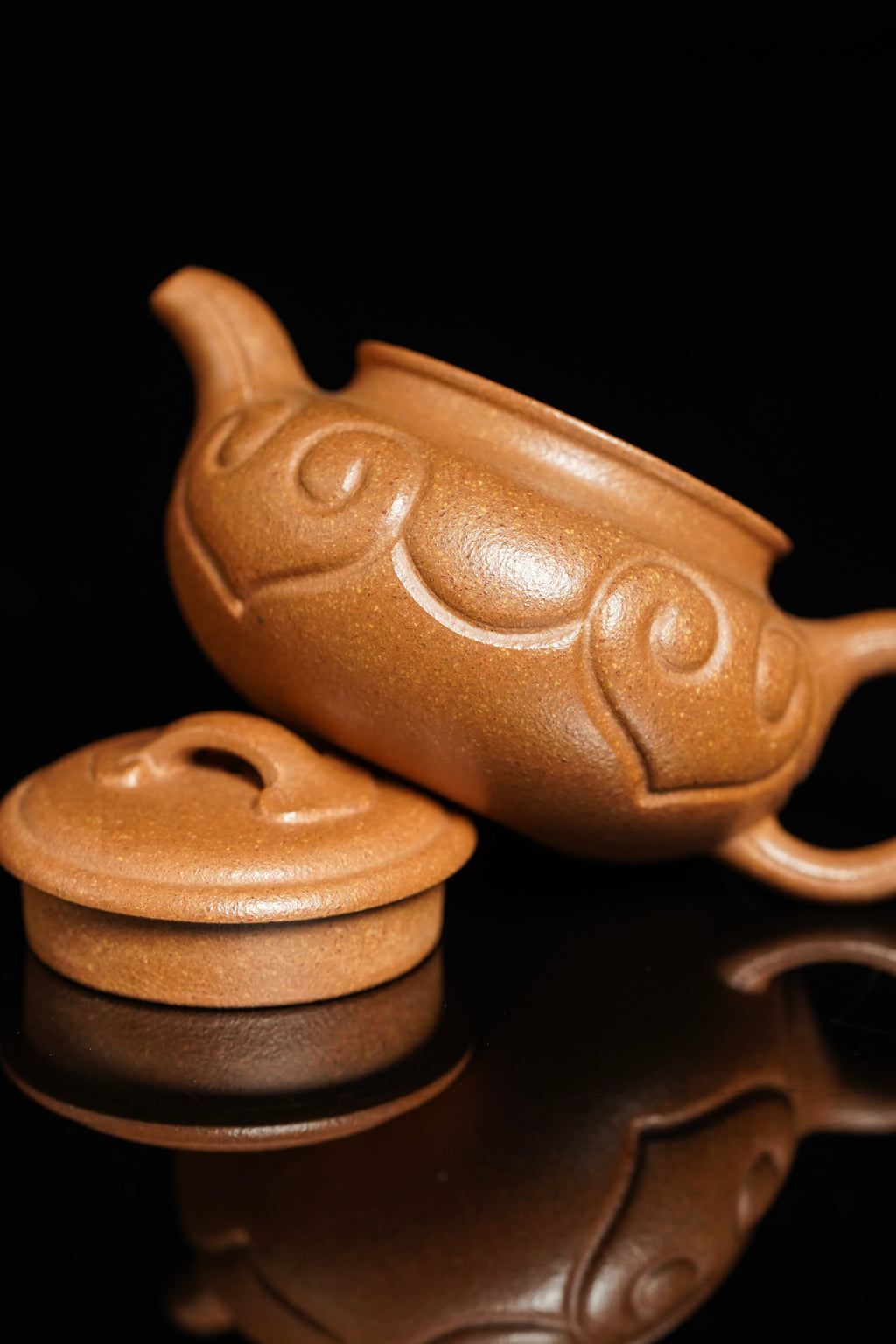 仿古如意壶｜实用小品茶器  ——原矿优质老段泥·120cc ——著名紫砂艺人 路遥 精制