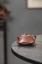 原矿紫砂好料好工《小石瓢》实用小精品！ ——原矿老紫泥·130cc ——紫砂陶艺家·郭芳 制