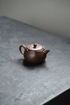 禅莲·手工/容量210cc/极品紫泥 “上品莲台皈净土，六时禅诵入青冥