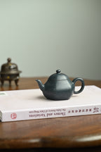 六方梨形·全手工 /大拍陶手朱朝辉作品（师承陳國良大師）/容量130cc/民國綠鋪砂 - ZishaTeapotChina
