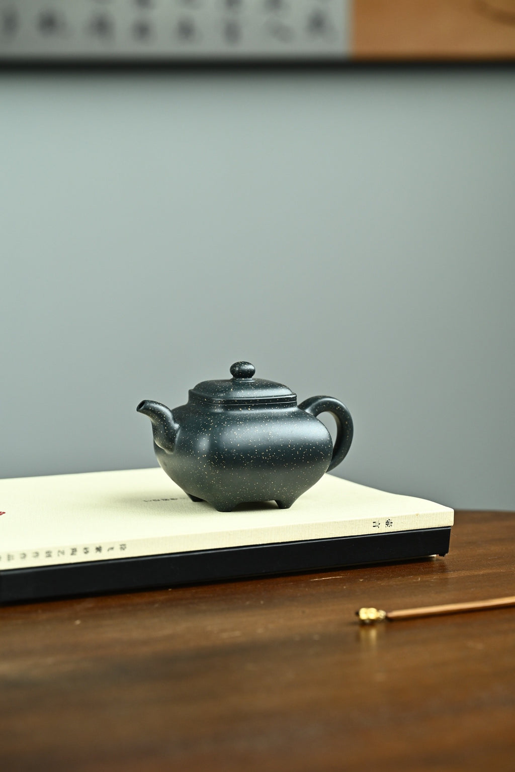 传炉·全手工 /实力派陶手作品/容量220cc/民国绿泥铺砂