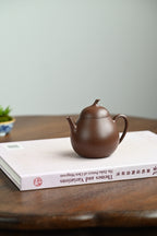 茄瓜·全手工 /容量180cc/原矿老紫泥 形式娇巧，若一茄瓜熟落，湾流微微翘起
