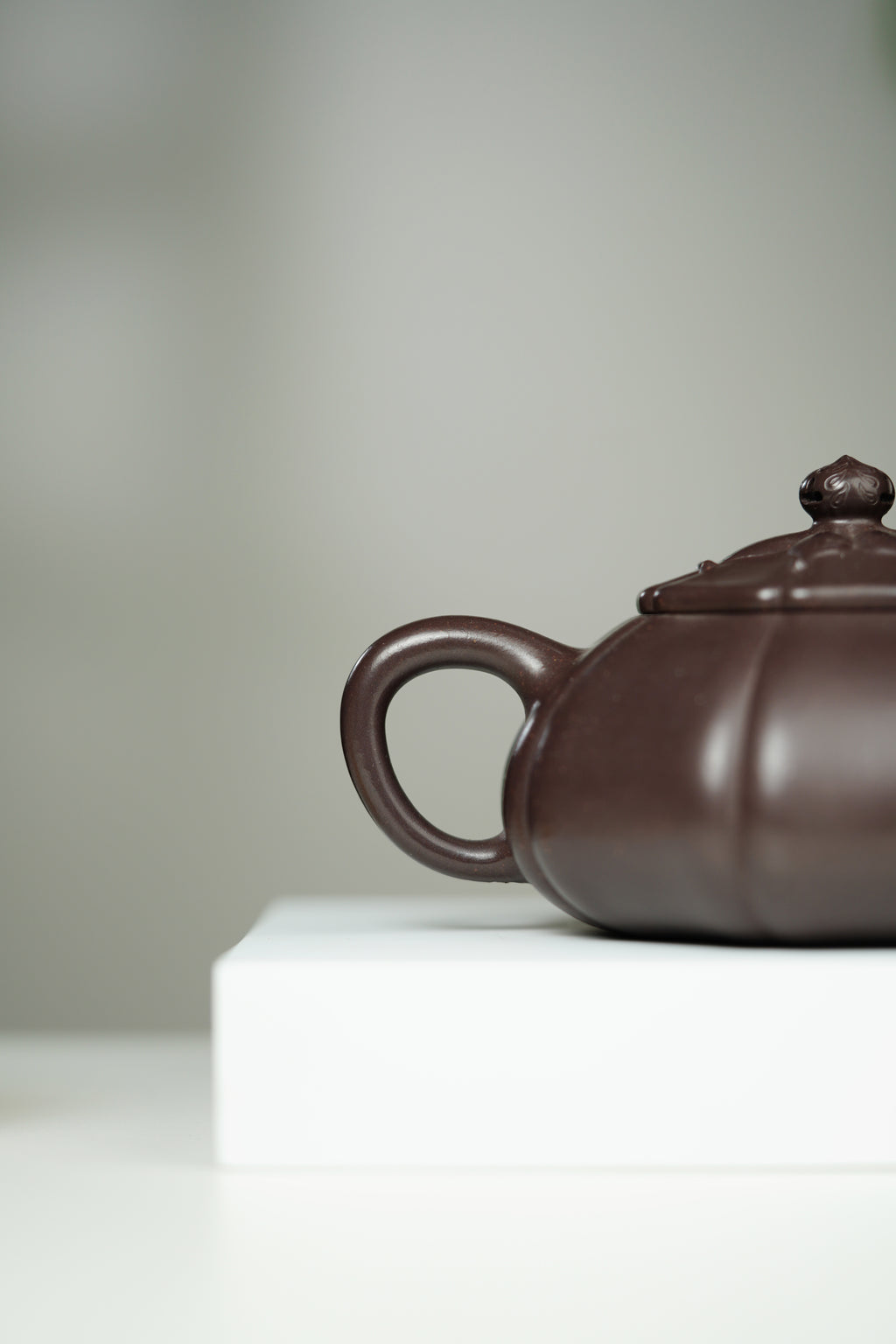 百年传承 紫砂世家｜大生壶第四代嫡传·省大师范秀芳臻品《锦玉壶》——原矿优质古天青·280cc