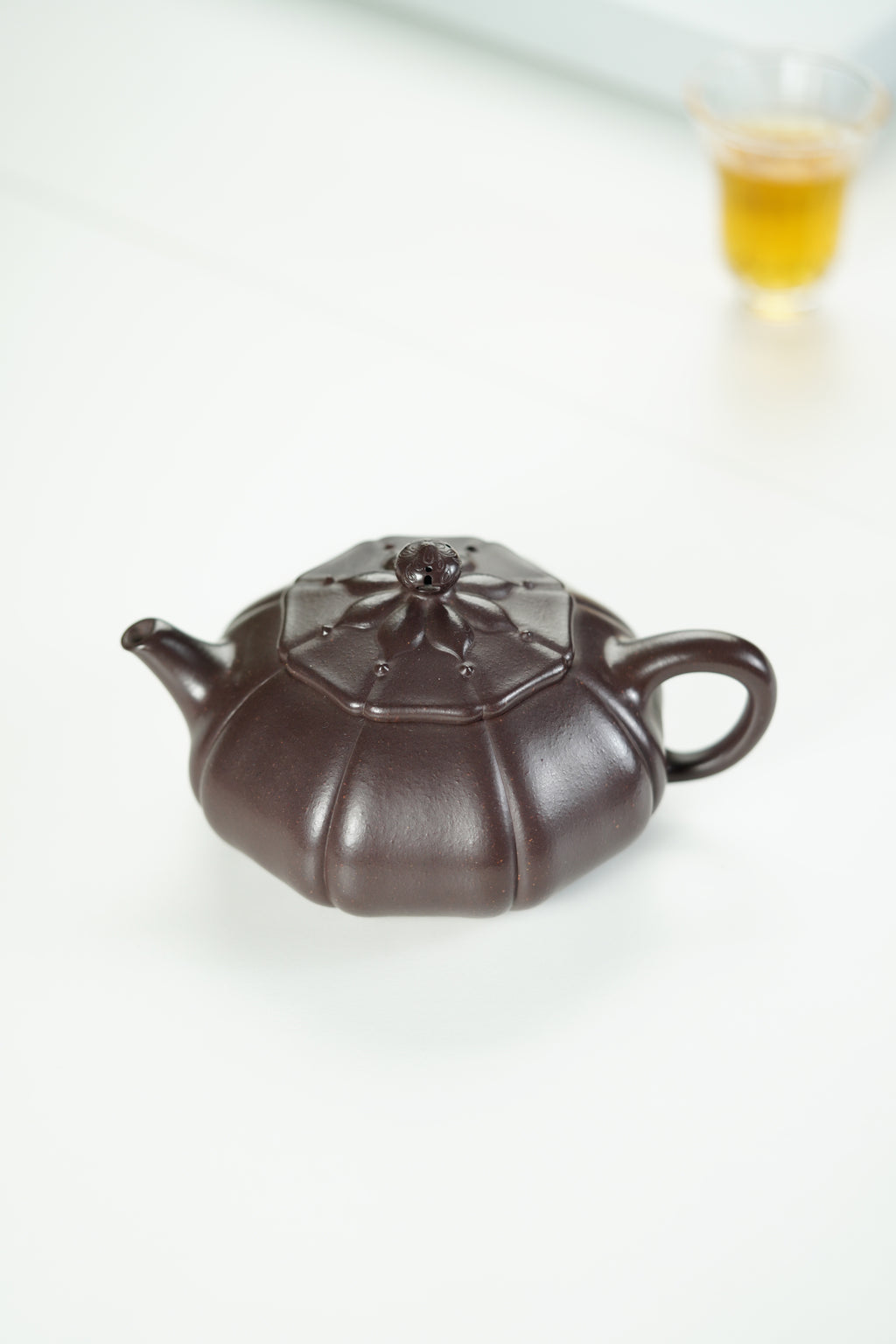 百年传承 紫砂世家｜大生壶第四代嫡传·省大师范秀芳臻品《锦玉壶》——原矿优质古天青·280cc