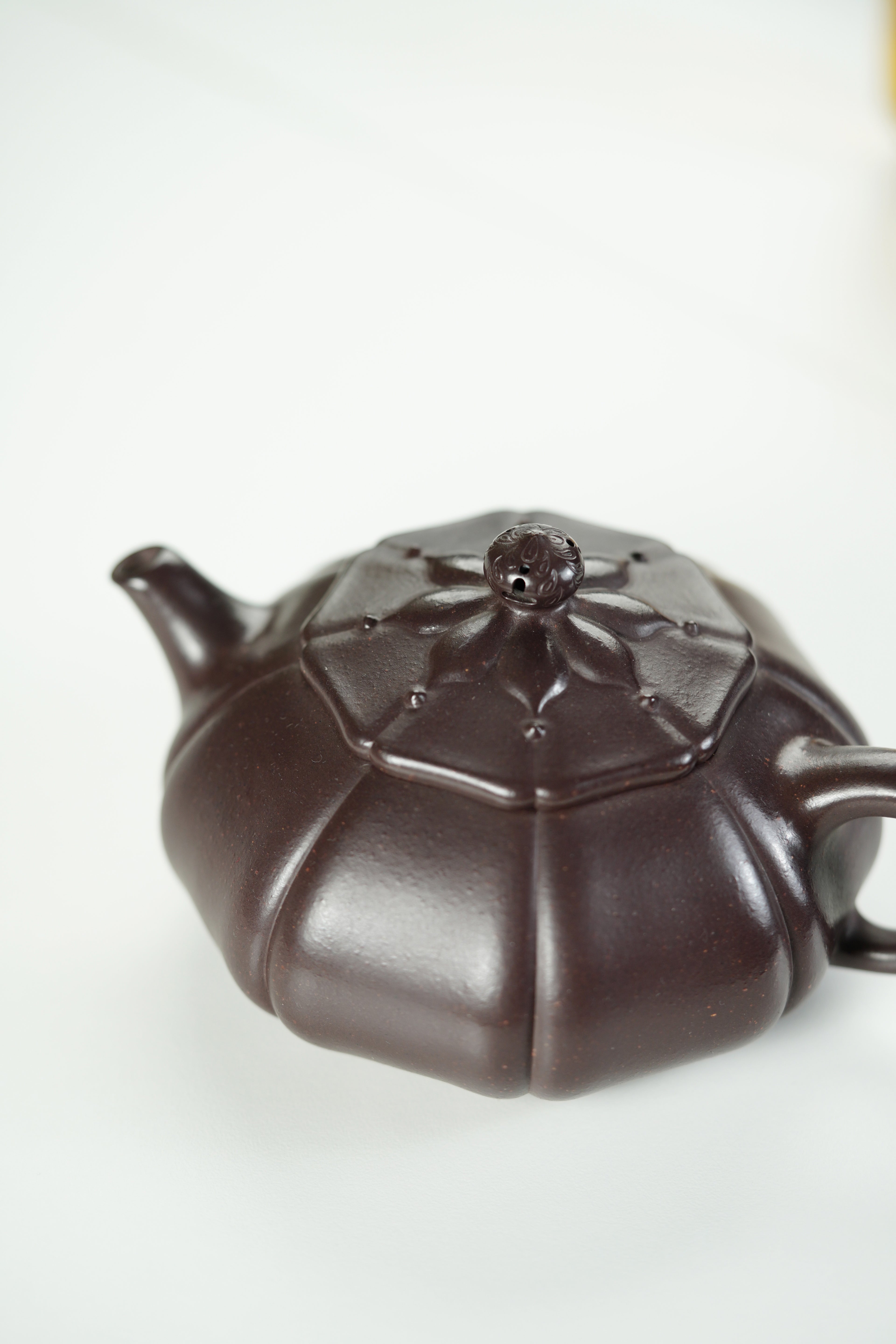 百年传承 紫砂世家｜大生壶第四代嫡传·省大师范秀芳臻品《锦玉壶》——原矿优质古天青·280cc